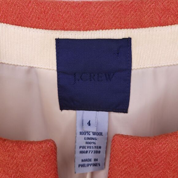 J. Crew Women's Orange Blazer - Picture 10 of 10